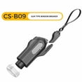 thumbnail image 2 of Clearance! Automobile Hammer Metal Lifesaving Hammer Vehicle Mounted Window Breaker Belt Tungsten Steel Head Type Spring Second Window Breaker Emergency Discount Items Liquidation Pallets #31, 2 of 3
