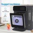 thumbnail image 2 of VECYS Nugget Ice Maker W/ Side Water Tank, 33LBS/Day Self-Cleaning, Black, 2 of 7