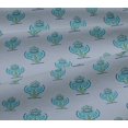 thumbnail image 5 of oneOone Viscose Jersey Fabric Floral Block Print Fabric BTY 60 Inch Wide, 5 of 5