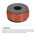 thumbnail image 3 of Uxcell 20AWG Stranded Wire Hookup 30M/100ft Orange, Electrical Wire UL1007 Spool, 3 of 6