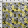 thumbnail image 3 of oneOone Cotton Silk Yellow Fabric Geometric Sewing Craft Projects Fabric Prints By Yard 42 Inch Wide, 3 of 5