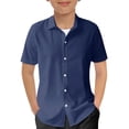 thumbnail image 1 of Kids Summer Casual Beach Shirt - Button Down, Gradient Design, Unisex, Perfect for 5-14 Years Old, 1 of 5