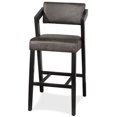 thumbnail image 1 of Bowery Hill Stationary Bar Stool in Blackwash, 1 of 11