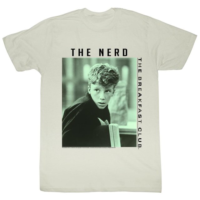 Breakfast Club The Nerd Natural Adult T-Shirt