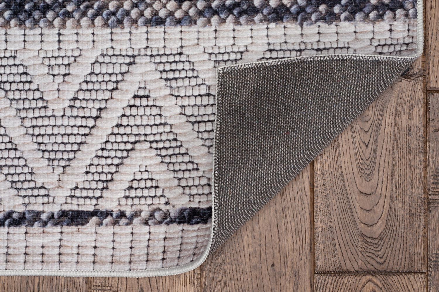 Tapis Mirage Novi crème et gris de 8 pi x 10 pi