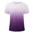 thumbnail image 4 of HKEJIAOI T-shirt à Manches Courtes Imprimé pour Hommes Col Rond Mode Décontractée Manches Courtes, 4 of 5