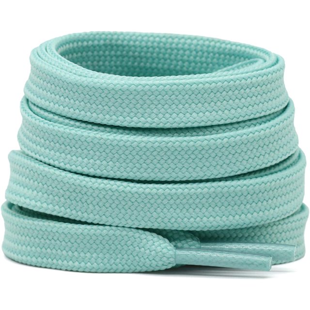 Solid Flat Shoelaces Hollow Thick Athletic Shoe Laces Strings 2 Pair
