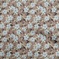 thumbnail image 1 of oneOone Tissu Jersey Viscose Marron Floral Rétro Tissu pour Robe Tissu Imprimé au Mètre 60 Pouces de Large, 1 of 5