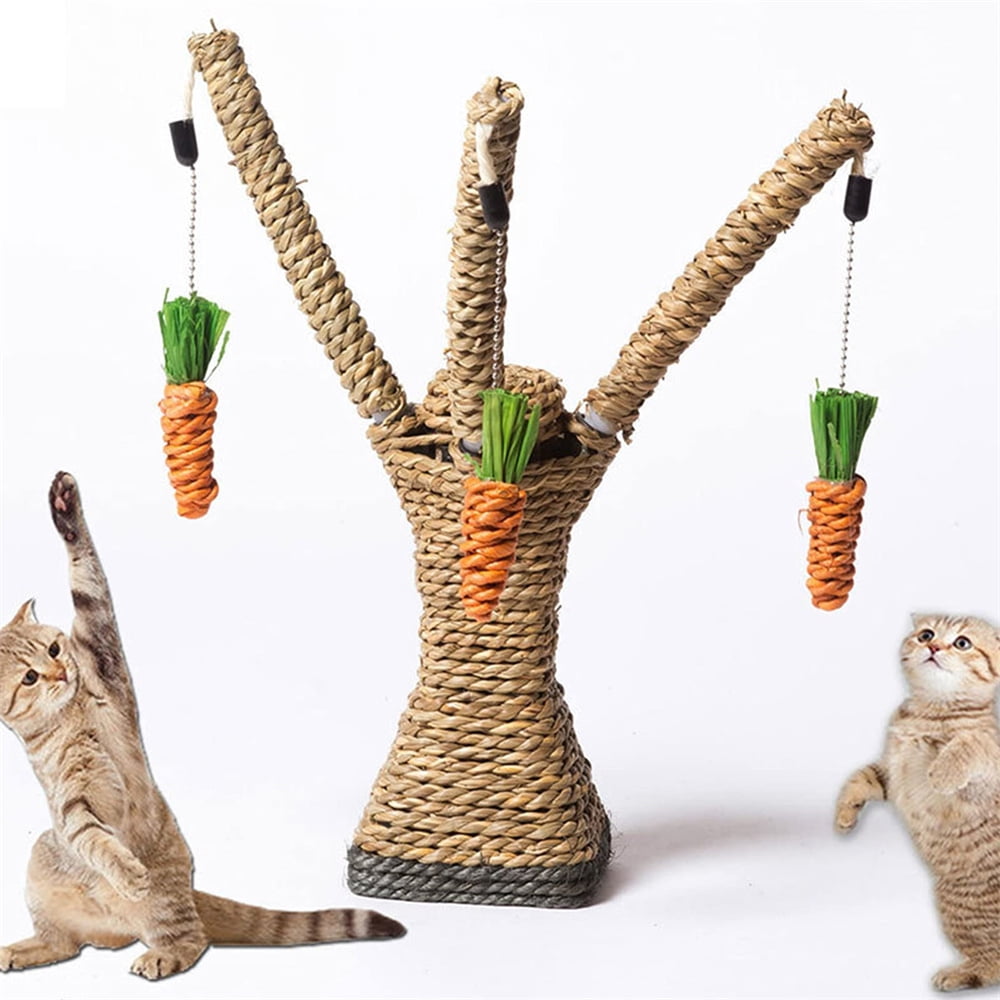 Pet Toy Rattan, Sisal Rope Mat Cat Climbing Tree Grinding Claws