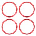thumbnail image 2 of AC Knob Rings, 4Pcs/Set Original Mold Air Conditioner Vent Cover Trim  for Car Interior Styling Replacement for  Camaro 2016-2019 Red,Blue, 2 of 7
