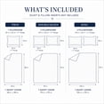 thumbnail image 4 of Swift Home Ultra Soft Solid Duvet Cover Set, King, Indigo, 4 of 4