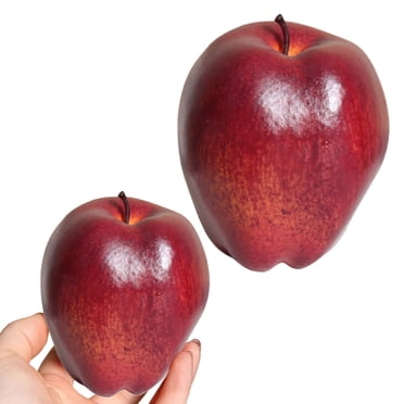 Blekii Realistic Artificial Fruit Set– for Dining Table Decor,Store Cabinet Displays,And Photography Props,Enhances Natural-Style Interiors,Simulation Apple Decoration Props Green Apple