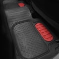 thumbnail image 4 of Universal Auto Floor Mats Full Set 3pcs For Car SUV Vans - 7 Colors Available, 4 of 5