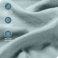 thumbnail image 2 of Bare Home Washed Sheet Set - Premium 1800 Collection - Deep Pocket - 4 Piece - Full, Slate, 2 of 6