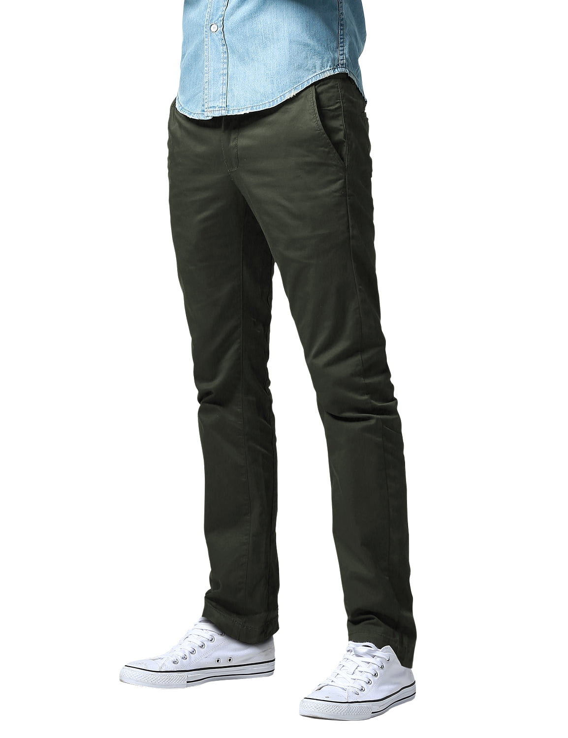 Matchstick Men's Athletic Fit Straight Leg Casual Pants