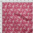 thumbnail image 3 of oneOone Silk Tabby Magenta Fabric Florals Craft Projects Decor Fabric Printed By The Yard 42 Inch Wide-9CE, 3 of 4