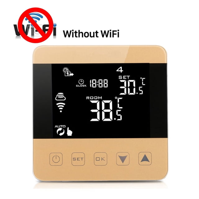 WiFi Thermostat Tuya Smart Air Conditioner Controller WiFi Temperature Controller Digital Thermostat For FanCoil ,Easy to Install