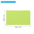 thumbnail image 2 of Unique Bargains 3.5' x 2' Blank Paper Business Cards, 90 Pack Small Index Flash Cards Words Message Note Card, Green, 2 of 7