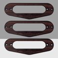 thumbnail image 4 of Miangastore Single Coil Pickup Ring Guitar Pickup Frame Mounting Ring Coffee 3Pcs 18Mm, 4 of 8