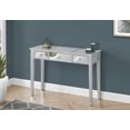 thumbnail image 2 of Monarch Specialties Vanity, Desk, Makeup Table, Organizer, Dressing Table, Bedroom, Mirror, Grey, Clear, Transitional, 2 of 4