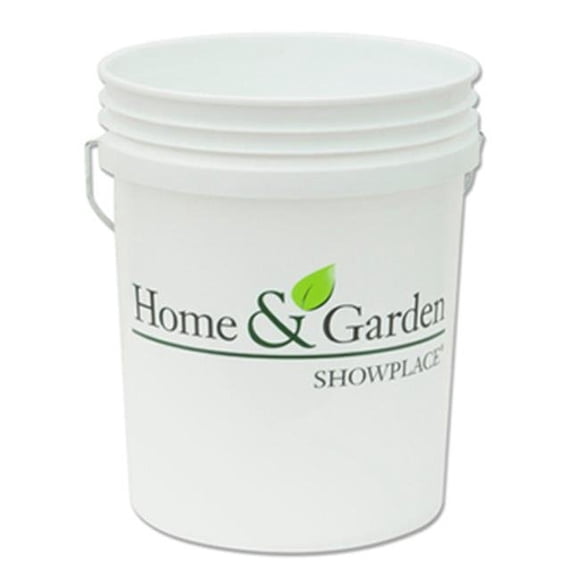 Leaktite Seau en Plastique Blanc 05GLHGS pour la Maison et le Jardin - 5 Gallons