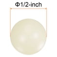thumbnail image 2 of Unique Bargains 2pcs PA66 Nylon Solid Plastic Balls 12.7mm G3 Precision Bearing Ball, 2 of 6