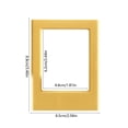 thumbnail image 3 of Magnetic Photo Frame for Wall or Fridge | ABS Plastic, No-Drill , Scratch-Resistant Clear Lens | 6.5x8.8cm | Multicolor | Waterproof, Easy Install Display Stand, 3 of 6