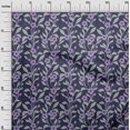 thumbnail image 3 of oneOone Cotton Poplin Violet Fabric Floral Craft Projects Decor Fabric Printed By The Yard 42 Inch Wide, 3 of 4