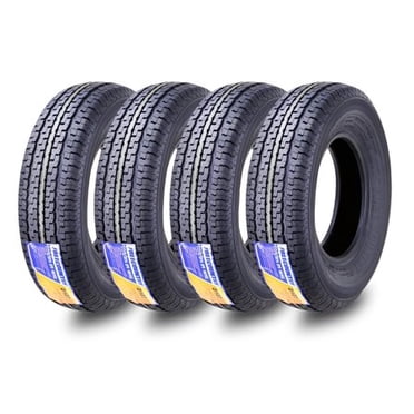 Grand Ride FREE COUNTRY 4 Pneus de Remorque ST215/75R14 8 Plis Plage de Charge D Radial Ceinturé d'Acier Radial avec Protège-Mortier en Vedette 11136