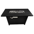 thumbnail image 1 of Living Source International Table de Foyer Extérieur en Acier Inoxydable de 42 Pouces en Noir, 1 of 4