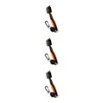 thumbnail image 1 of Ruiboury Golf Club Brush Portable Handheld Replacement Double-sided Ball Shoe Brushes Orange Lidless 3Set, 1 of 6