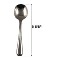 thumbnail image 2 of Mainstays Fleetline Adult Stainless Steel Soup Spoon,3-pieces, Silver, 2 of 6