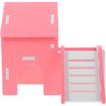 thumbnail image 4 of Guinea Pig Hideout House with Ramp Small Animal Habitat Guinea Pig Chinchilla House, 4 of 9