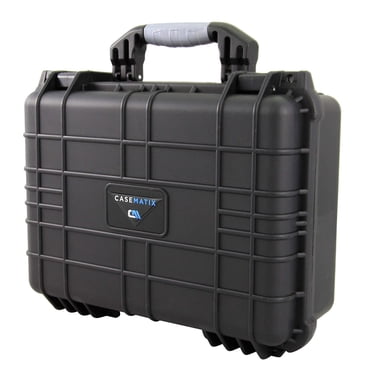 CASEMATIX 16 inch Waterproof Marine Electronics and Accessory FishFinder Case Compatible with Garmin Striker Humminbird Helix, Lowrance, Raymarine and More GPS Chartplotter Fish Finders