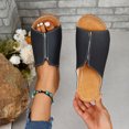thumbnail image 3 of Oyedens Sandales à Plateforme pour Femmes Mode Décontractée Été Robe Compensées Pantoufles Confort à Enfiler Chaussures Habillées, 3 of 6