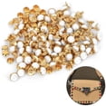 thumbnail image 1 of Clothes Rivet 100 Sets 7.5mm Semi Circular Decorative Rivets DIY Clothes Bags Decoration Accessories, 1 of 8