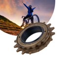 thumbnail image 4 of GLFILL 16/18/20/22T 35mm Roue Libre Simple Vitesse Pignon de Bicyclette Pignon Fixe Cyclisme Essai Volant d'Inertie Amovible Pièces de Vélo Accessoires 16T, 4 of 9