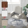 thumbnail image 3 of Office Chair Mat for Carpet Floor, 36" x 48" PVC Transparent Carpet Protector Desk Chair Mat with Lip and Anti-Slip Spiked, Easy to Clean, 3 of 8