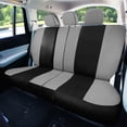 thumbnail image 2 of FH Group Light & Breezy Flat Cloth Car Seat Cover Set For Car Truck SUV Van Gray - Rear, 2 of 5