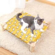 Fridja Summer Savings Pet Camp Bed Summer Can Be Disassembled and Washed for Home Cats Bed Dog Bed Cats Mat Dog Bed