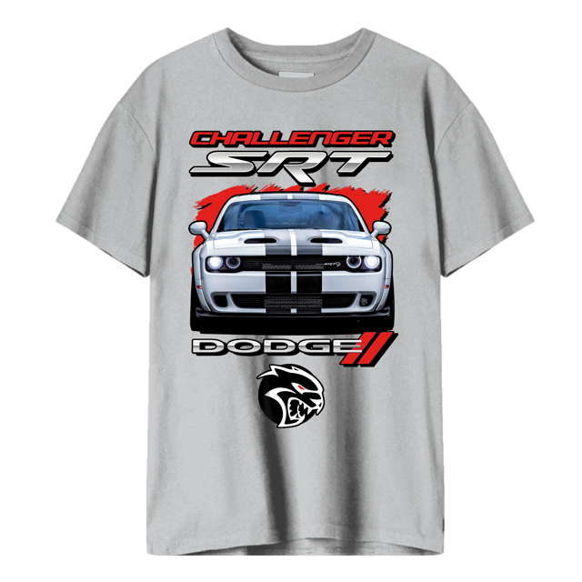 Dodge SRT Challenger Sport-Grey X-Large T-Shirt