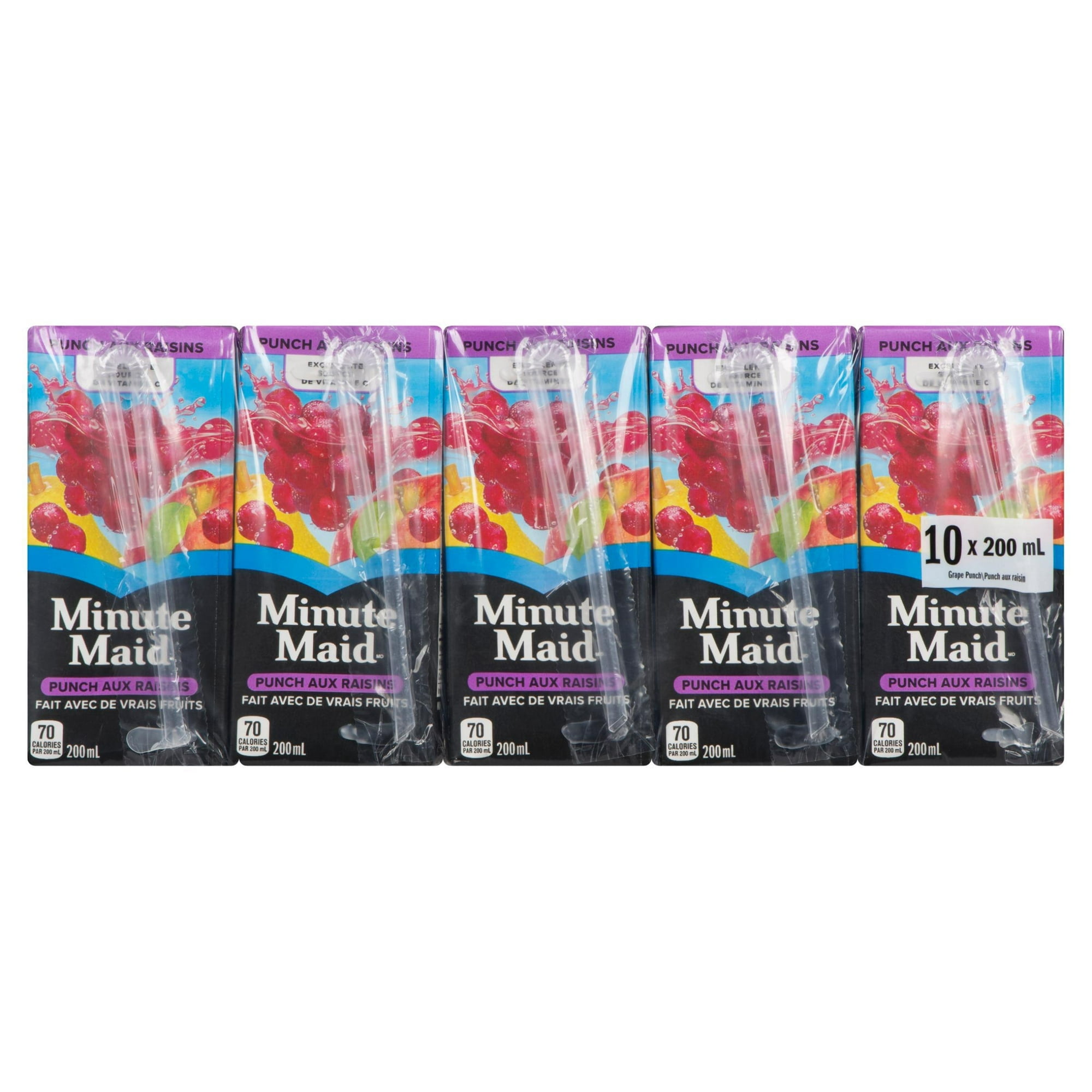 Minute Maid Grape Punch 10x200ml