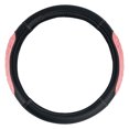 thumbnail image 1 of Ultra Grip Silicone & Faux Leather Steering Wheel Cover - Pink, 1 of 4