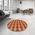 thumbnail image 4 of Ahgly Company Tapis Rectangulaire Rouge Lavable en Machine, 6 Pieds x 9 Pieds, 4 of 7