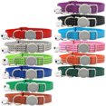 thumbnail image 3 of 5Pack Reflective Breakaway Cat Collars with Bell Safety Buckle Nylon Adjustable Kitten Collars Light Coffee, 3 of 6