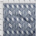 thumbnail image 2 of oneOone Georgette Viscose Fabric Parallelogram & Triangle Geometric Print Fabric BTY 42 Inch Wide, 2 of 4