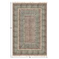 thumbnail image 1 of Casavani Handblock Printed Black Cotton Rug Square Area Rug for Entryway Kitchen Bathroom 5x5 feet, 1 of 6