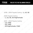 thumbnail image 2 of MAX Advanced Brakes - Brake Kit For 2018-2019 Toyota Camry (L, LE, SE, FWD)| Carbon Ceramic Brake Pad and Rotor Kit Front and Rear| Cross-Drilled Brake Rotors, 2 of 9