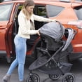 thumbnail image 3 of Evenflo Folio3 Stroll & Jog Travel System With LiteMax Infant Car Seat (4-50 lbs), 3 of 9
