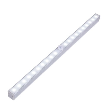 2/1Pcs LED Closet Lights, Wireless 20-LED Motion Sensor Under Cabinet Light Battery Operated Night Lighting Bar Lamp, Stick-on Anywhere Battery Operated, Kitchen Wardrobe Stairs